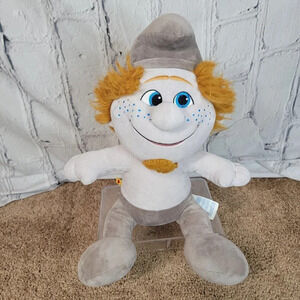 Build A Bear SMURF Naughty Hackus Gray Plush BABW The Smurfs Movie 2 Two Stuffed